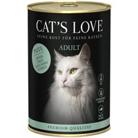 CAT'S LOVE Adult 6x400g Pute pur von Cat's Love