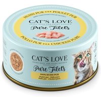 CAT'S LOVE FILET Pur 6x100g Huhn von Cat's Love