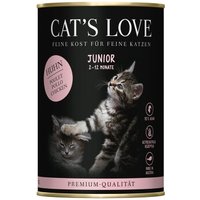 CAT'S LOVE Junior 6x400g Huhn von Cat's Love