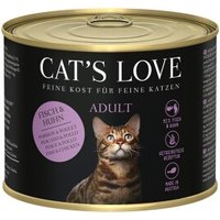 CAT'S LOVE Nassfutter Katze Adult Fisch und Huhn 24x200 g von Cat's Love