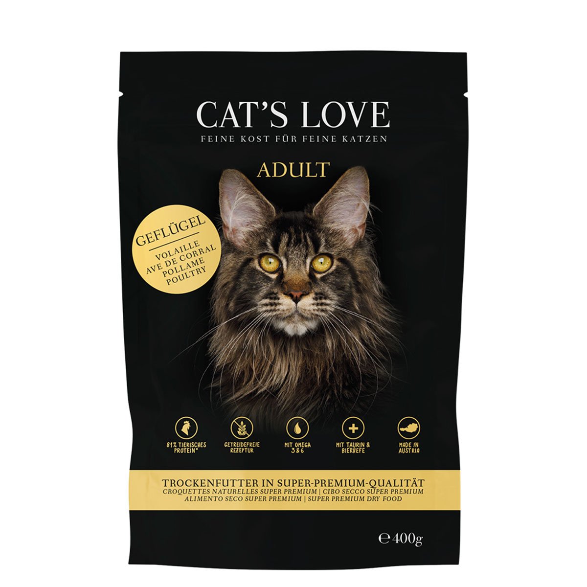 CAT'S LOVE Trocken Adult Geflügel 2kg CAT'S LOVE Trocken Adult Geflügel 2kg von Cat's Love