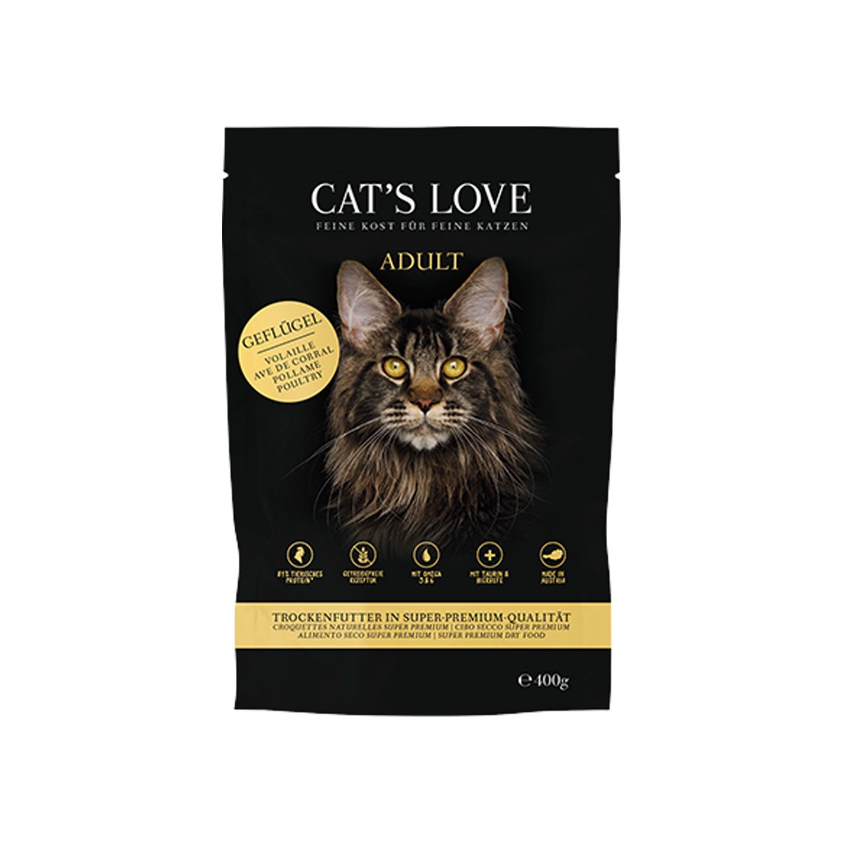 CAT'S LOVE Trocken Adult Geflügel 400g von Cat's Love