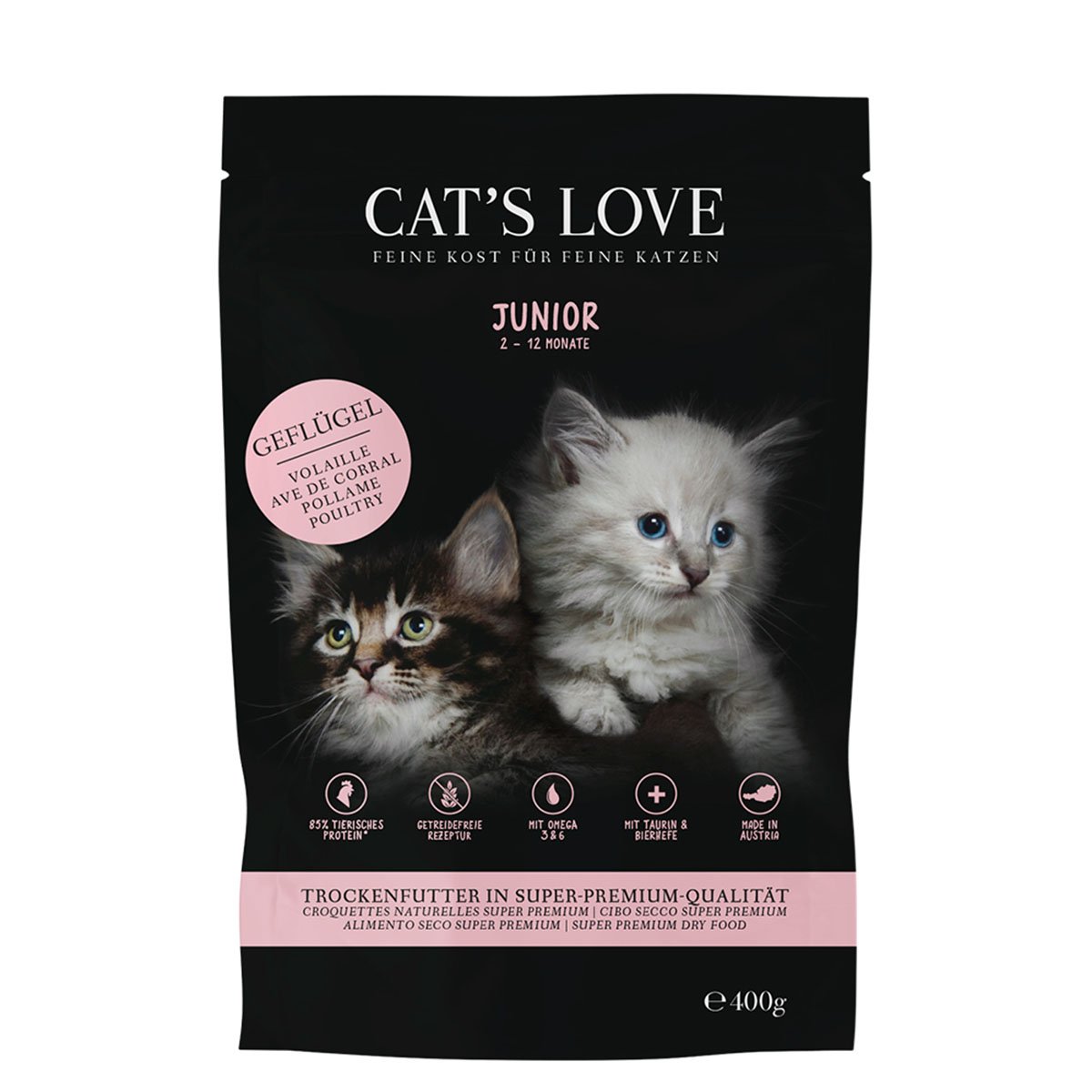 CAT'S LOVE Trocken Junior Geflügel 2kg CAT'S LOVE Trocken Junior Geflügel 2kg von Cat's Love