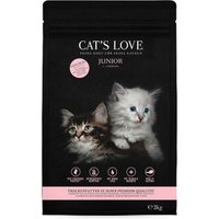 CAT'S LOVE trocken Junior Geflügel 2kg von Cat's Love