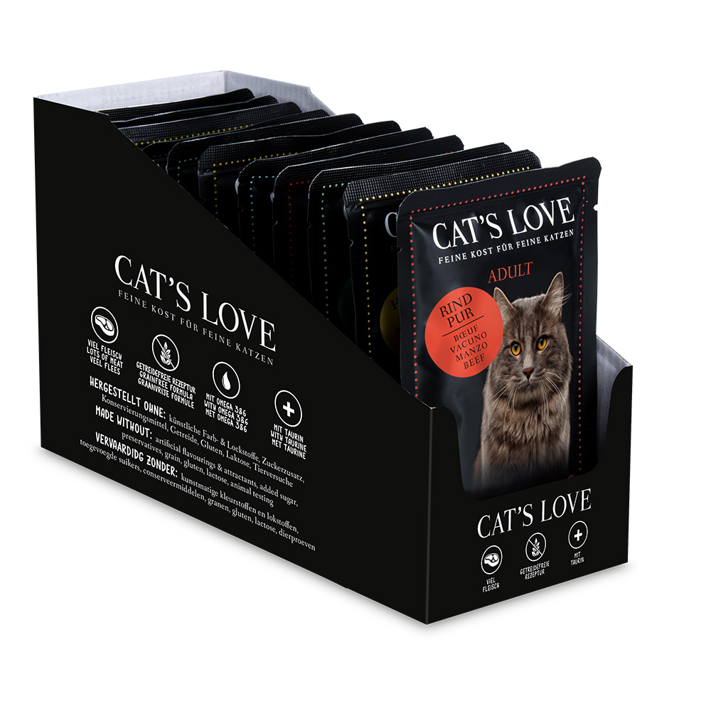 Cat's Love 12 x 85 g - Mixpack von Cat's Love