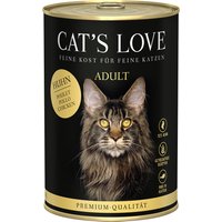 Cat's Love 6 x 400 g - Huhn pur von Cat's Love