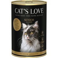 Cat's Love 6 x 400 g - Senior Ente von Cat's Love