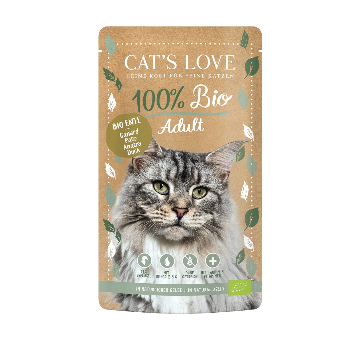 Cat's Love ADULT BIO Ente 6x100g von Cat's Love