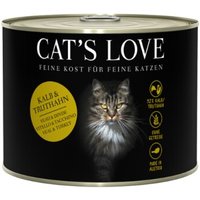 CAT'S LOVE Adult 6x200g Mix Kalb & Truthahn von Cat's Love