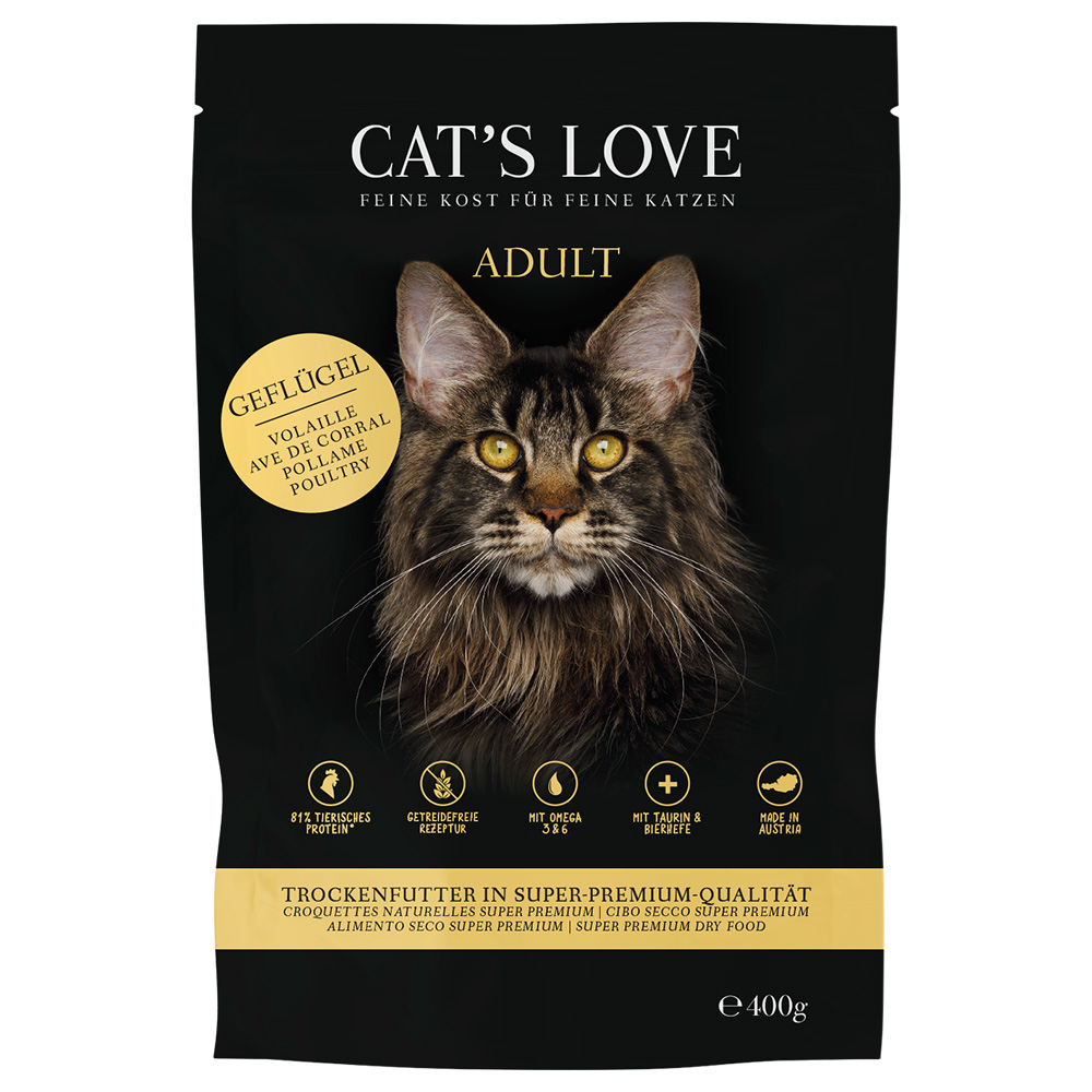 Cat´s Love Adult Geflügel - 400 g von Cat's Love