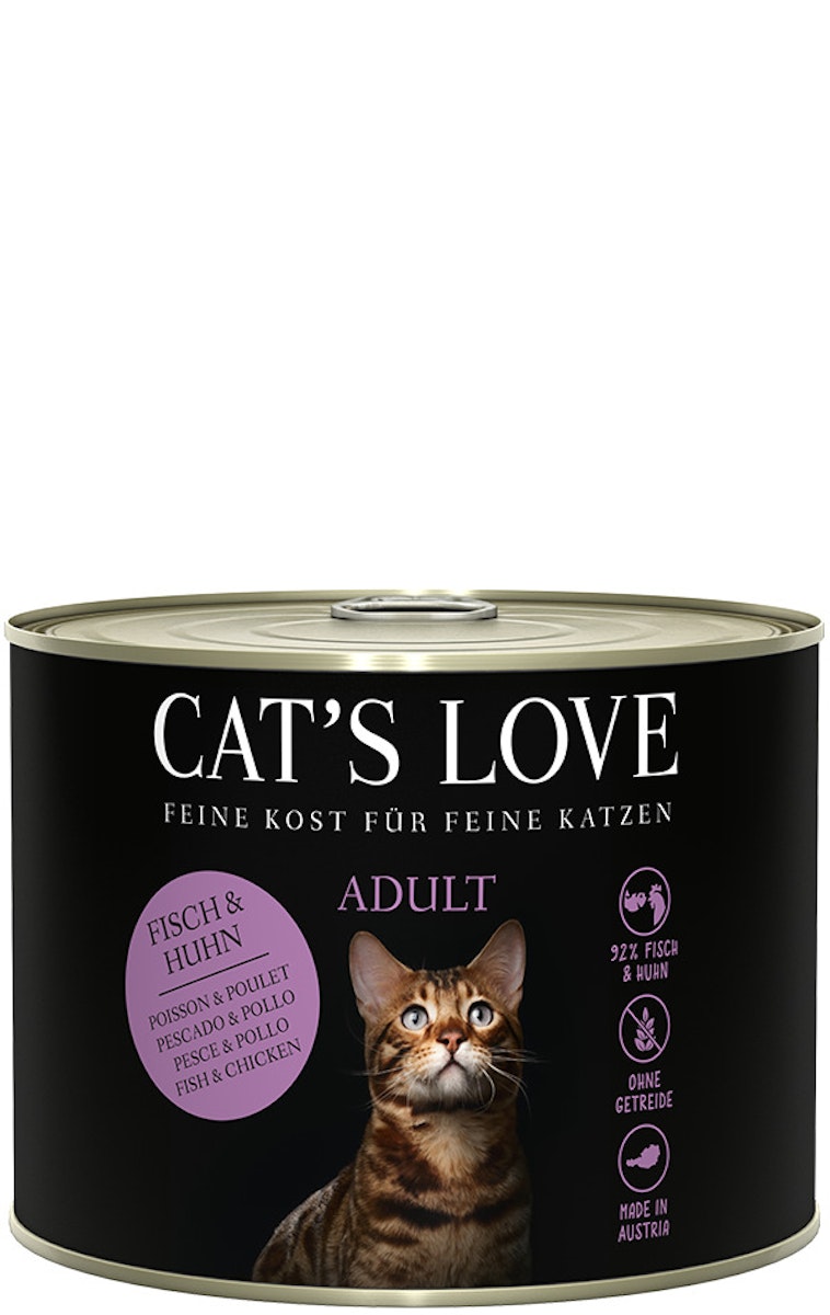 Cat's Love Adult Mix 200g Dose Katzennassfutter von Cat's Love