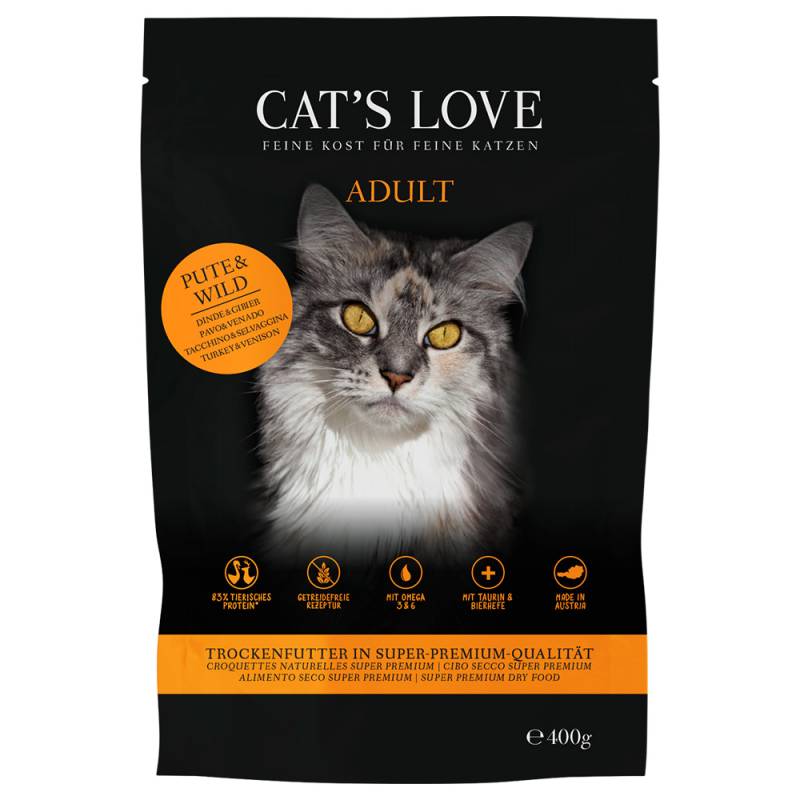 Cat´s Love Adult Pute & Wild - 400 g von Cat's Love