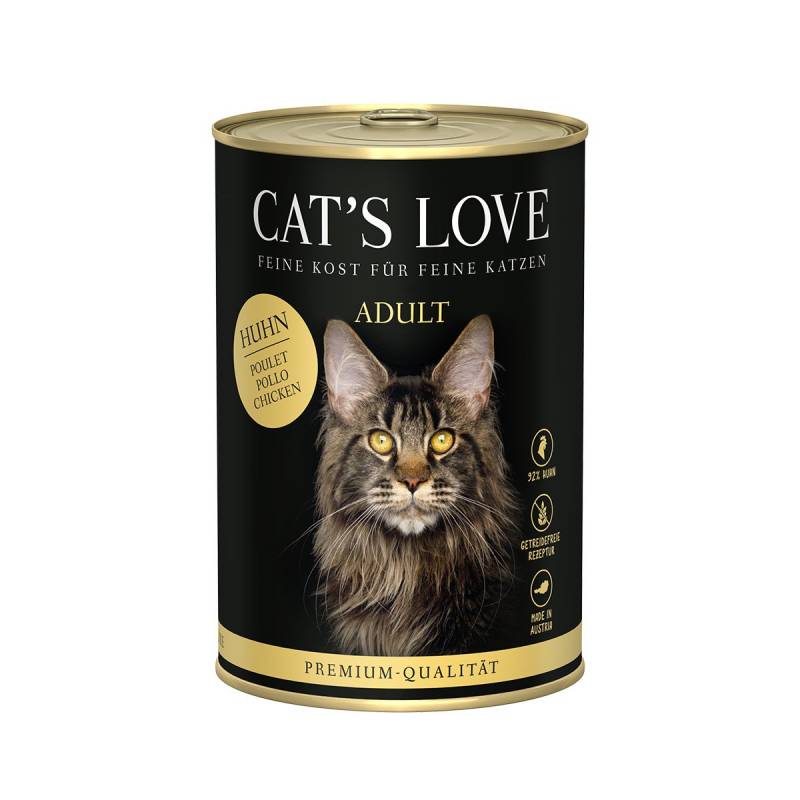 Cat´s Love Huhn Pur 6x400g von Cat's Love