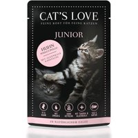 CAT'S LOVE Junior 12x85g Huhn mit Algenkalk & Distelöl von Cat's Love