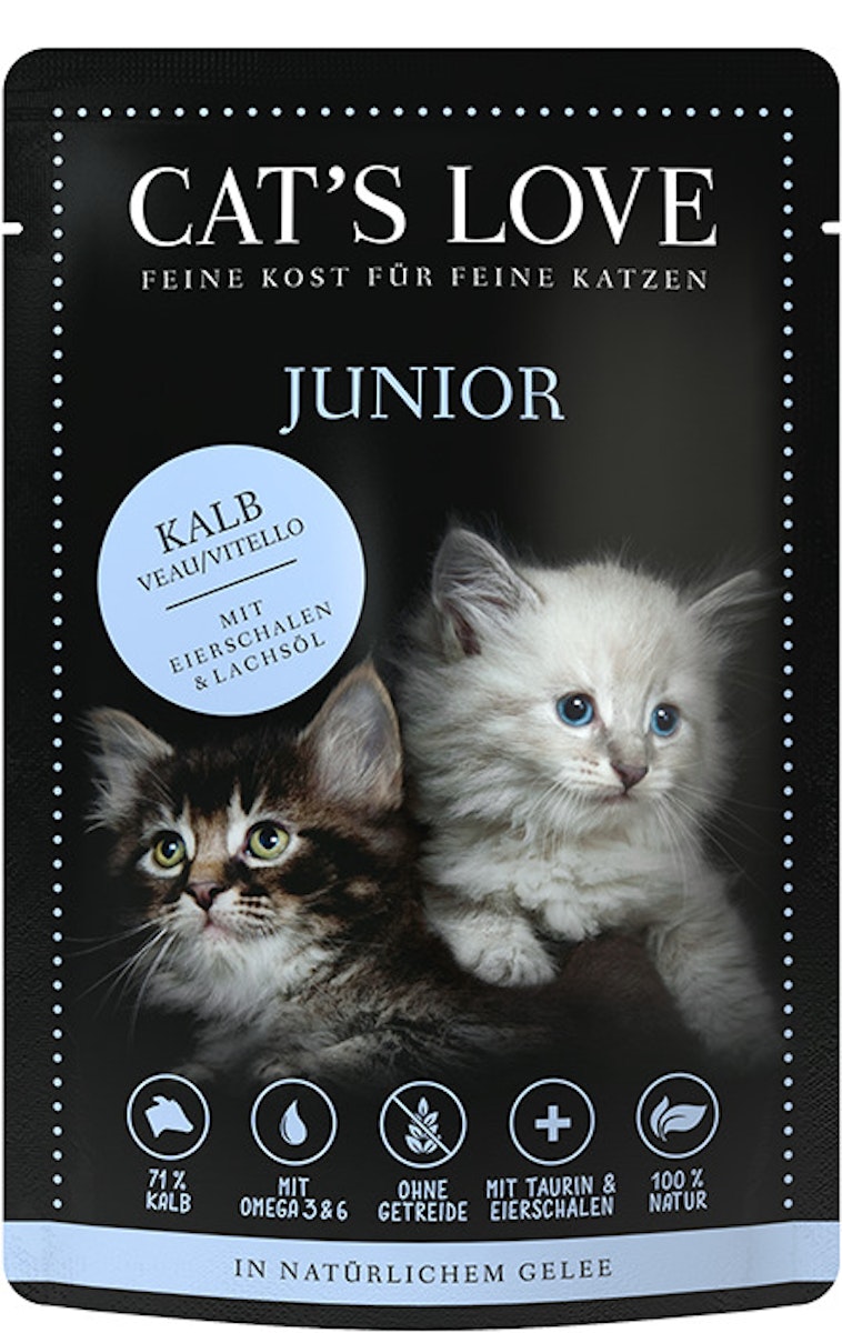 Cat's Love Junior 85g Beutel Katzennassfutter von Cat's Love