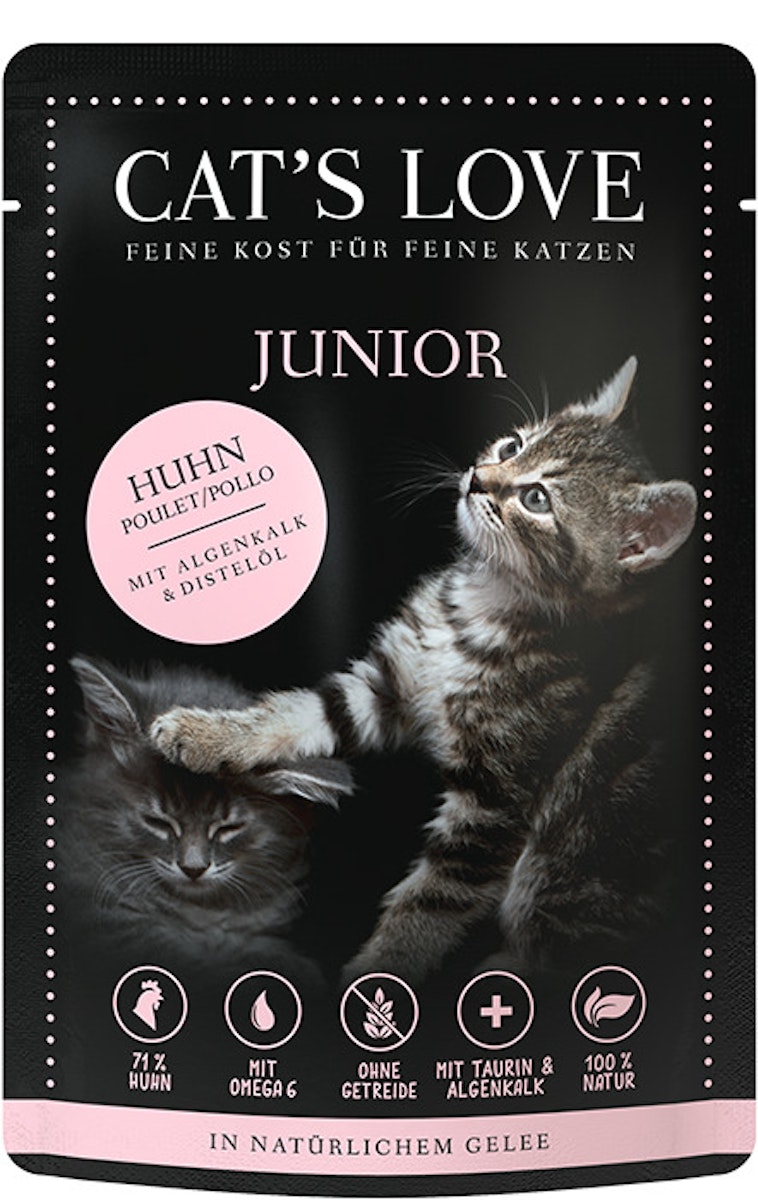 Cat's Love Junior 85g Beutel Katzennassfutter von Cat's Love