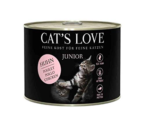 Cat's Love Junior Huhn, getreidefrei und glutenfrei, 6 x 200 g Cat's Love Junior Huhn, getreidefrei und glutenfrei, 6 x 200 g von Cat's Love