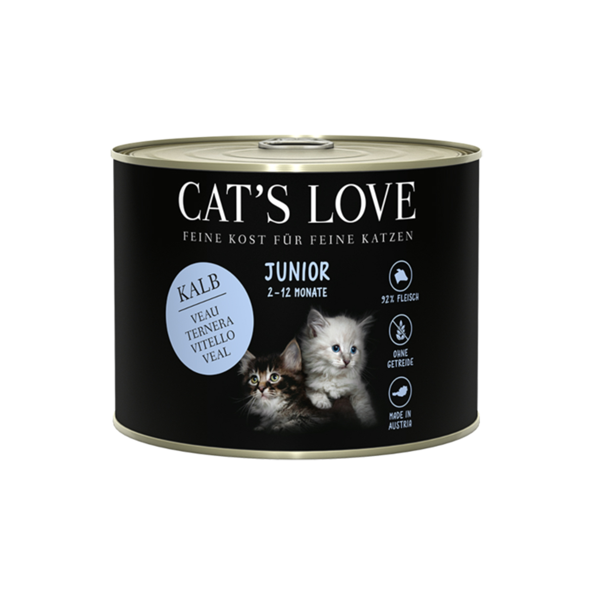Cat's Love Junior Kalb 6x200g von Cat's Love
