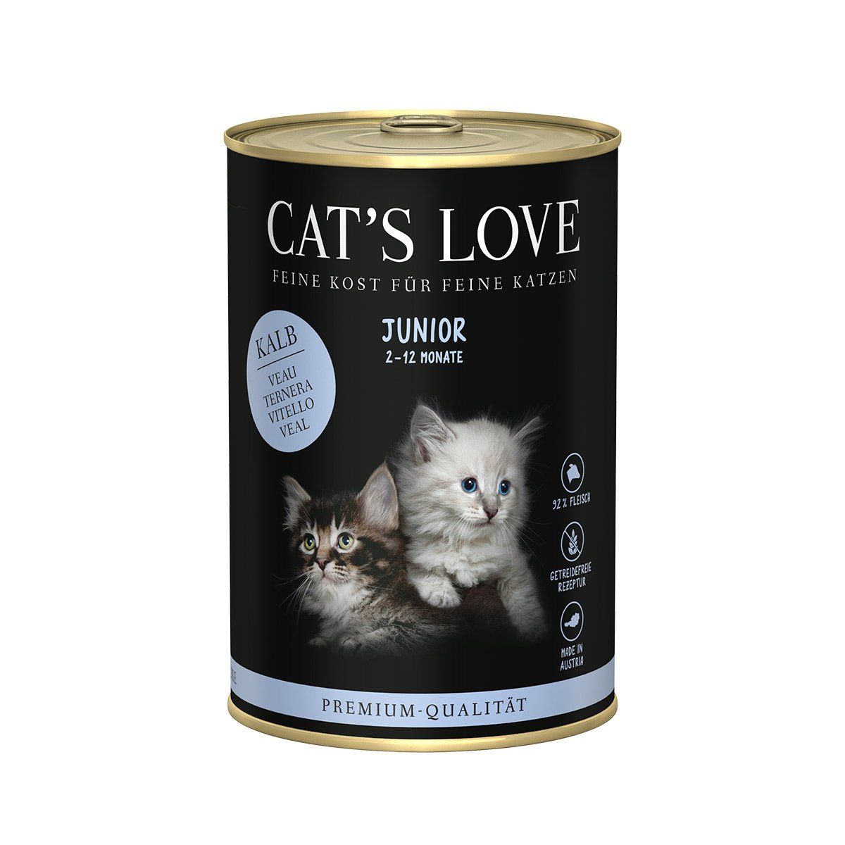 Cat´s Love Junior Kalb 6x400g von Cat's Love