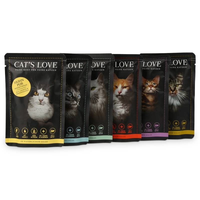 Cat's Love Katzenfutter Multipack 12x85g von Cat's Love