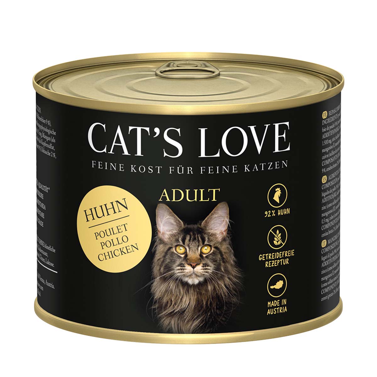 Cat's Love Nassfutter Huhn Pur mit Leinöl und Brennnessel 200g Cat's Love Nassfutter Huhn Pur mit Leinöl und Brennnessel 200g von Cat's Love
