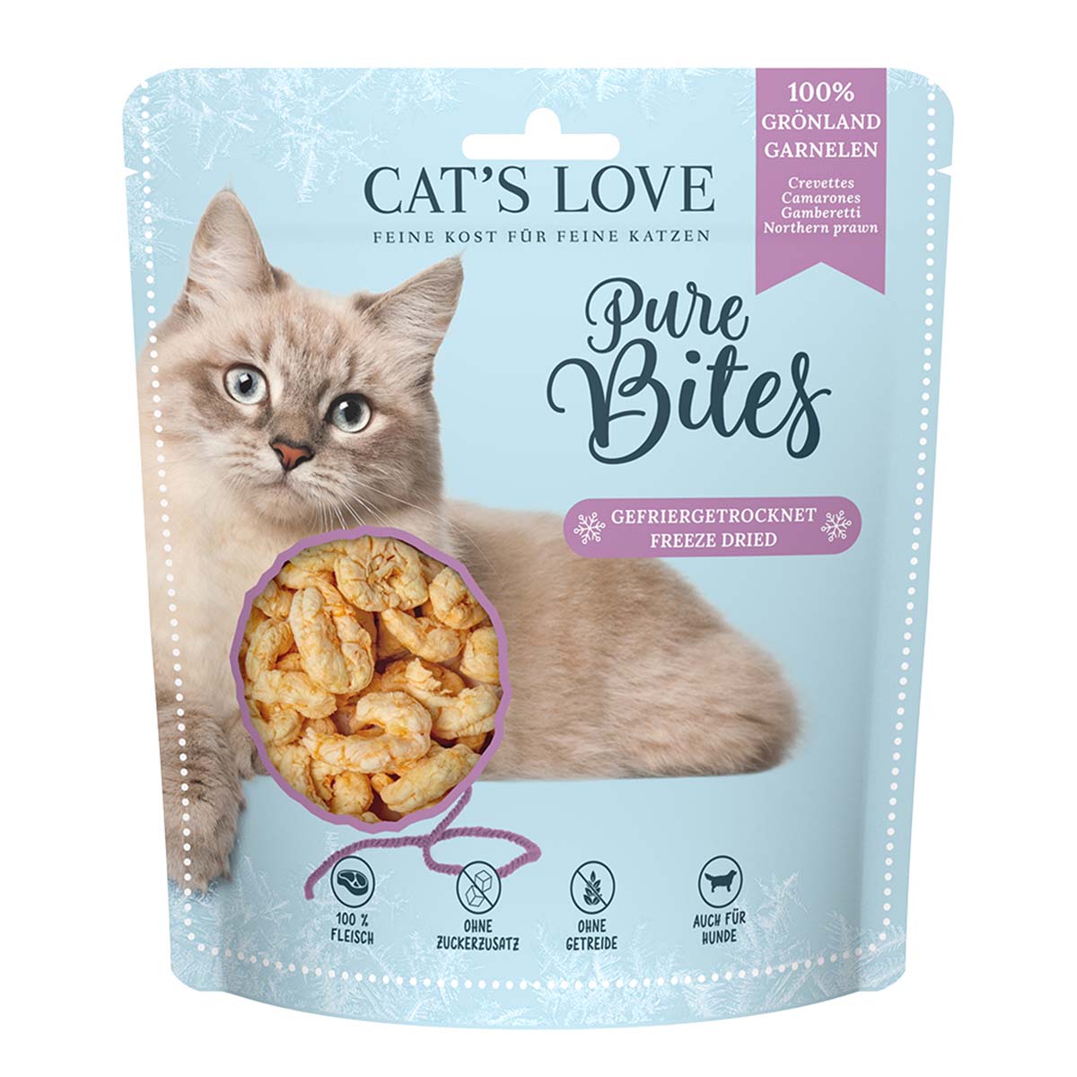 Cat's Love Pure Bites Grönlandgarnele 30g von Cat's Love