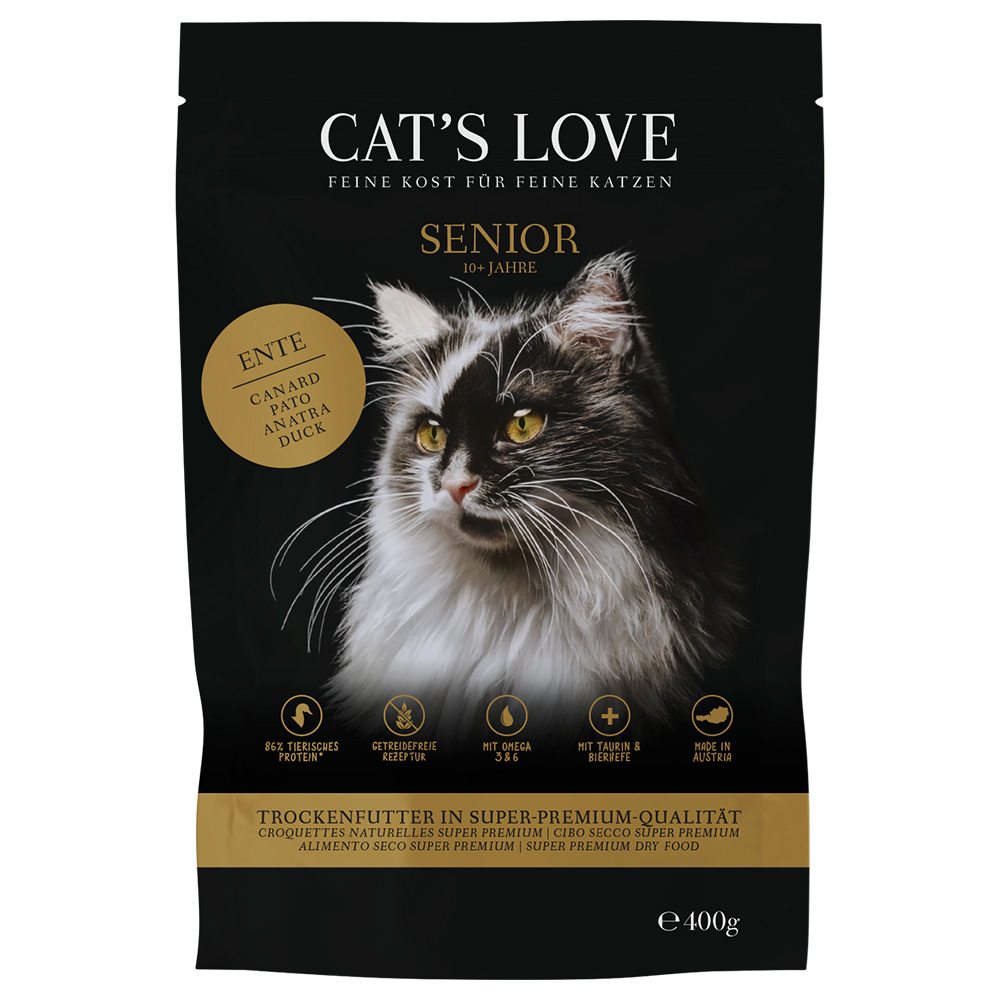 Cat´s Love Senior Ente - 400 g von Cat's Love