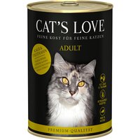 Sparpaket Cat's Love 12 x 400 g - Kalb & Truthahn von Cat's Love