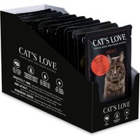 Sparpaket Cat's Love 24 x 85 g - Mix (6 Sorten gemischt) von Cat's Love