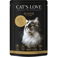 Sparpaket Cat's Love 24 x 85 g - Senior Ente von Cat's Love