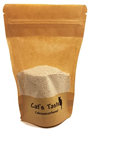 Cat's Taste Calcium-Carbonat mit 36% Calcium, für Katzen- und Hunde-Barf (250g) von Cat's Taste