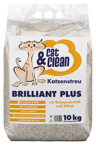 Cat & Clean CCBP10 brilliant plus mit Babypuderduft und Silikat von Cat & Clean