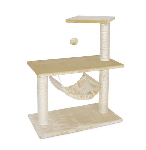 Cat&Rina Kratzbaum Athena für Katzen strukturierte Ebenen, stimuliert Ihre Katze zum Springen und Klettern | Farbe Braun, Größe 75 x 40 x 96 cm Cat&Rina Kratzbaum Athena für Katzen strukturierte Ebenen, stimuliert Ihre Katze zum Springen und Klettern | Farbe Braun, Größe 75 x 40 x 96 cm von CAT&RINA