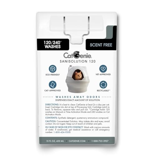 CatGenie 120 SaniSolution SmartCartridge-Duft frei von CatGenie