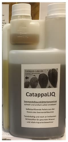 Catappa-Leaves.de Aquaristik Naturprodukte Import & Export Flüssige Seemandelbaumblätter CatappaLIQ Konzentrat für 10000 Liter Wasser für Garnelen und Fische von Catappa-Leaves.de Aquaristik Naturprodukte Import & Export