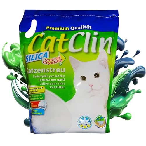 Catclin 4 x 8 l = 32 L Magic SILIKAT KATZENSTREU-PowerCat STREU-Forever CLEAN- von Catclin