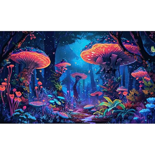 Aquarium-Hintergrund, Fantasie, helle Blumen, Schmetterlinge, Aquarium-Hintergrund, Dekoration, Poster, Trippy Wonderland Landschaft mit riesigen mystischen Pilzen, Terrarium, Hintergrunddekoration, Aquarium-Hintergrund, Fantasie, helle Blumen, Schmetterlinge, Aquarium-Hintergrund, Dekoration, Poster, Trippy Wonderland Landschaft mit riesigen mystischen Pilzen, Terrarium, Hintergrunddekoration, von CaterRina