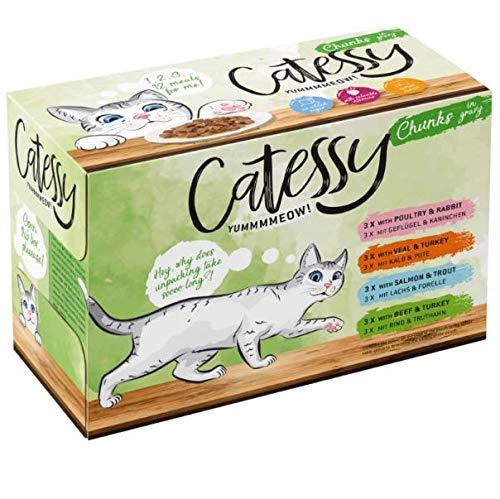 Catessy Chunks in Sauce, 48 x 100 g von Catessy