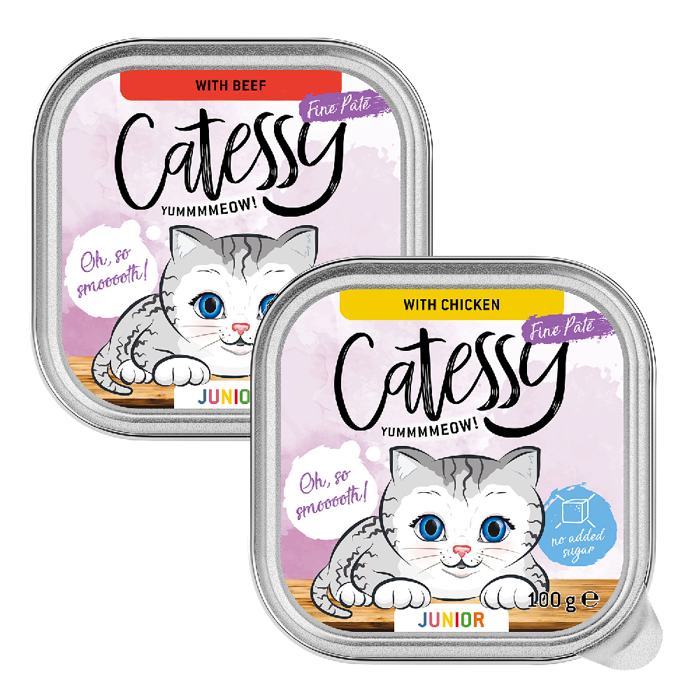 Catessy Junior-Paté Mix 2 + 1 GRATIS! - 48 x 100 g Catessy Junior-Paté Mix 2 + 1 GRATIS! - 48 x 100 g von Catessy