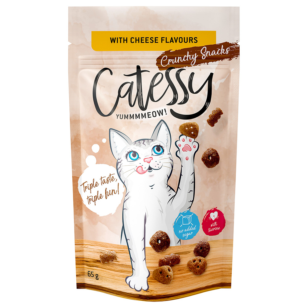 Catessy Knuspersnacks 65 g - mit Käsegeschmack von Catessy