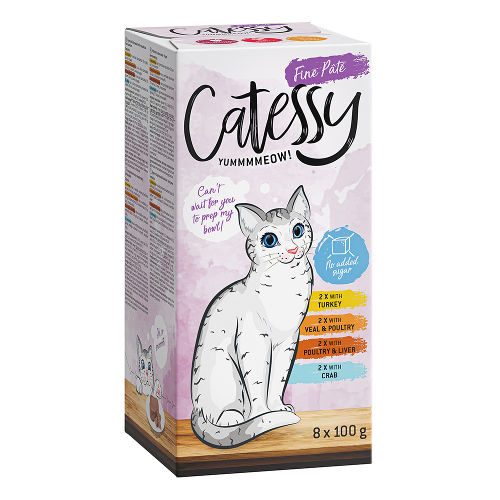 Mixpaket Catessy Schälchen 32 x 100 g Feine Pastete 1 (4 Sorten) von Catessy