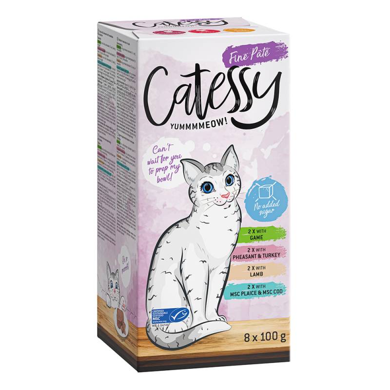 Mixpaket Catessy Schälchen 32 x 100 g Feine Pastete 2 (4 Sorten) von Catessy