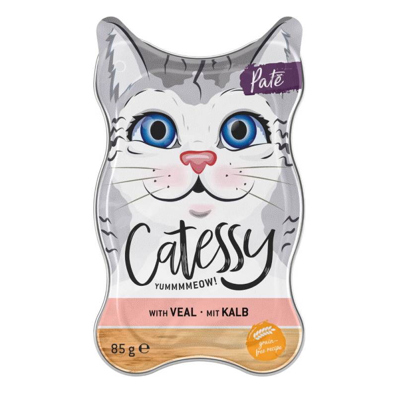 Catessy Schälchen 18 x 85 g - Paté mit Kalb von Catessy