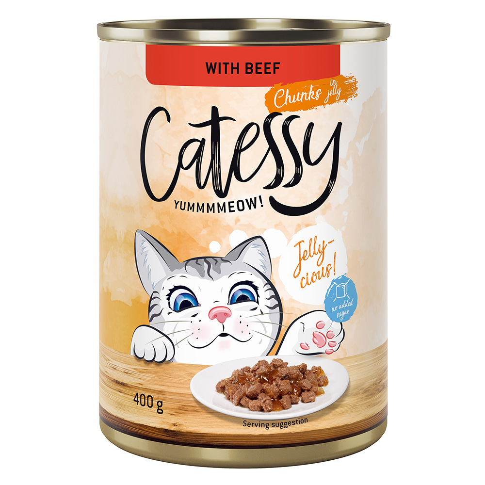 Sparpaket Catessy Häppchen in Sauce oder Gelee 48 x 400 g - mit Rind in Gelee Sparpaket Catessy Häppchen in Sauce oder Gelee 48 x 400 g - mit Rind in Gelee von Catessy