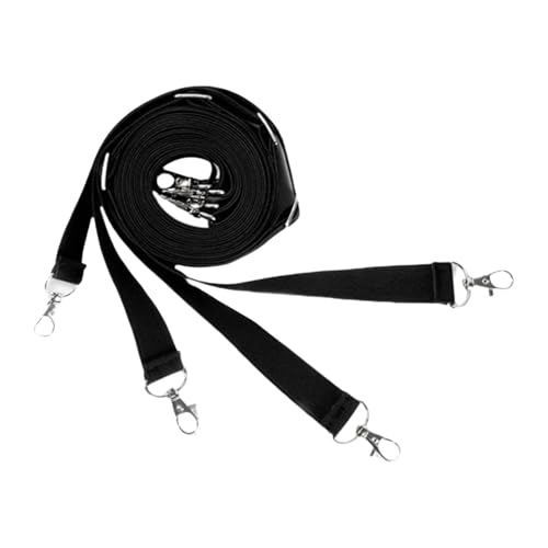 Ersatz-Beingurte für Pferdedecke, verstellbare elastische Bauchgurte mit Metallknöpfen, 4 Stück von Catgol