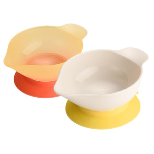 Tragbare Saugnäpfe, 2 kleine Futternäpfe mit Auslauf-Design für sicheres Essen Tragbare Saugnäpfe, 2 kleine Futternäpfe mit Auslauf-Design für sicheres Essen von Catgol