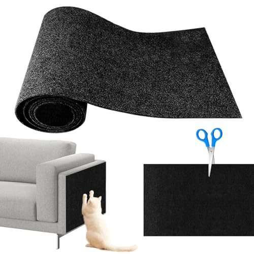 Cathpetic Kratzmatte Selbstkleben 30×100cm,Kratzpads für Katzen,Kratzmatte Katze Sofa,Katzen Wand,DIY Climbing Cat Scratcher von Cathpetic