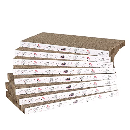8 Packungen in 1 Katzenkratzkissen, Katzenkratzer aus Karton, wendbar, langlebig, recycelbar, Premium-Kratzer, geeignet für Katzen zum Ausruhen, Krallen schleifen und Spielen 8 Packungen in 1 Katzenkratzkissen, Katzenkratzer aus Karton, wendbar, langlebig, recycelbar, Premium-Kratzer, geeignet für Katzen zum Ausruhen, Krallen schleifen und Spielen von Catinarla