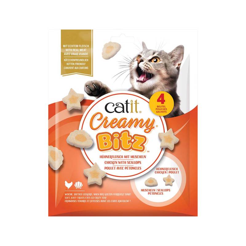 Catit Creamy Bitz - Huhn & Jakobsmuscheln - 4 x 12 g Catit Creamy Bitz - Huhn & Jakobsmuscheln - 4 x 12 g von Catit Design