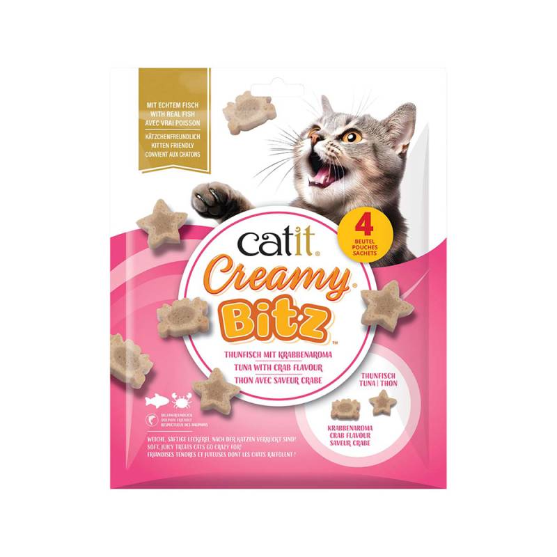 Catit Creamy Bitz - Thunfisch & Krabbengeschmack - 4 x 12 g Catit Creamy Bitz - Thunfisch & Krabbengeschmack - 4 x 12 g von Catit Design